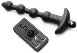 Bang Anal Beads & Tools | Anal Dildos & Probes>25X Vibrating Silicone Anal Beads with Remote Control
