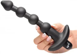 Bang Anal Beads & Tools | Anal Dildos & Probes>25X Vibrating Silicone Anal Beads with Remote Control