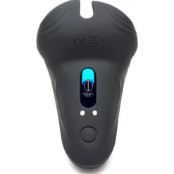 Trinity Vibes Luxury Toys | Cock & Ball Devices>10X Vibrating Silicone Cock Ring with Taint Stim and Remote