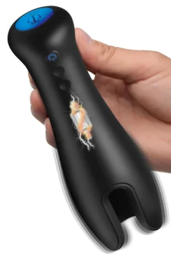 Trinity Vibes Automatic & Hands-Free Masturbators | Vibrating Strokers>10X Vibrating Silicone Masturbator Stroker