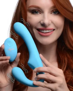 Strap U Anal Pegging Toys | Strapless Strap On Dildos>10X Vibrating Silicone Strapless Strap-on