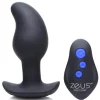 Zeus Electrosex Electro Sex | Vibrating Butt Plugs>8X Volt Drop Vibrating and E-Stim Silicone Prostate Massager with Remote