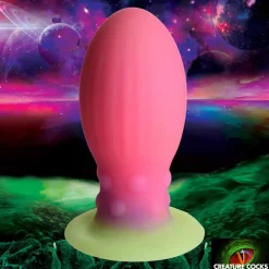 Creature Cocks Unique Anal Toys | Butt Plugs>Xeno Egg Glow in the Dark Silicone Egg