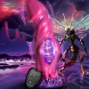 Creature Cocks Silicone Dildos | Non-Representational Dildos>Xenox Vibrating Silicone Dildo w/ Remote