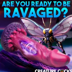 Creature Cocks Silicone Dildos | Non-Representational Dildos>Xenox Vibrating Silicone Dildo w/ Remote