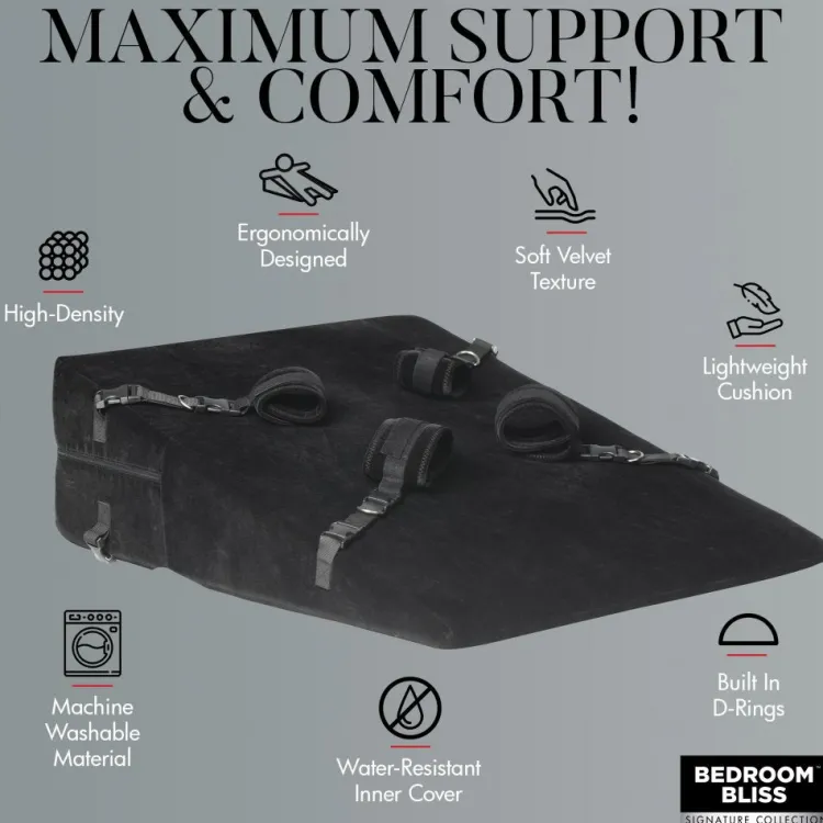 Bedroom Bliss Sex Furniture, Swings, & More | Sex Furniture>XL Bondage Sex Wedge Pillow