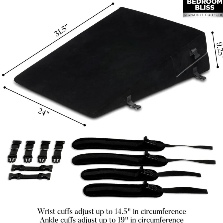 Bedroom Bliss Sex Furniture, Swings, & More | Sex Furniture>XL Bondage Sex Wedge Pillow