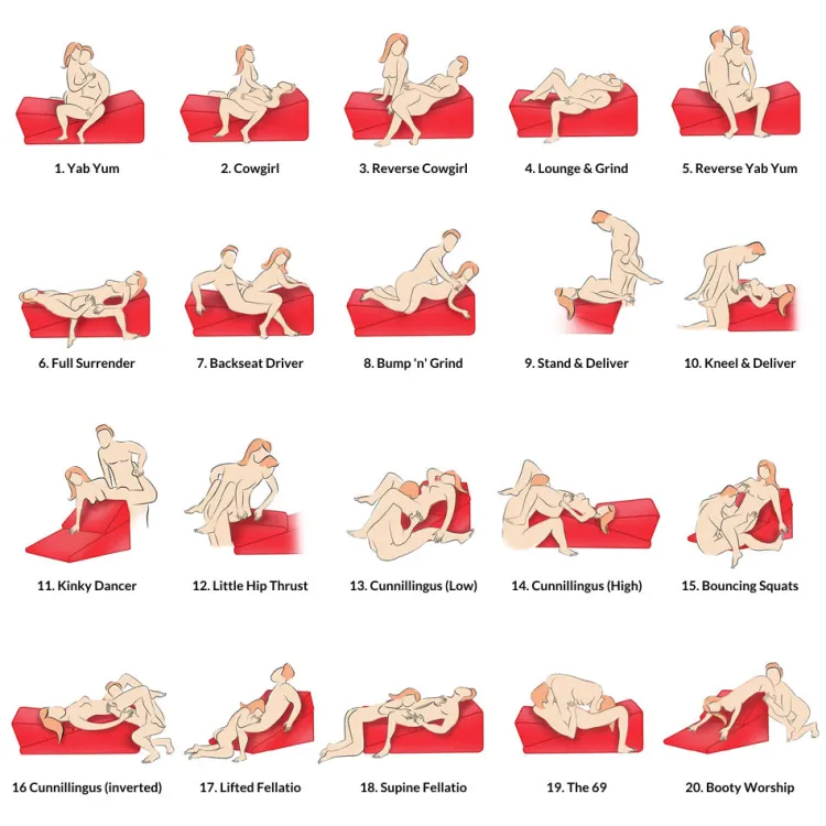 Bedroom Bliss Sex Furniture, Swings, & More | Sex Furniture>XL Sex Wedge Pillow