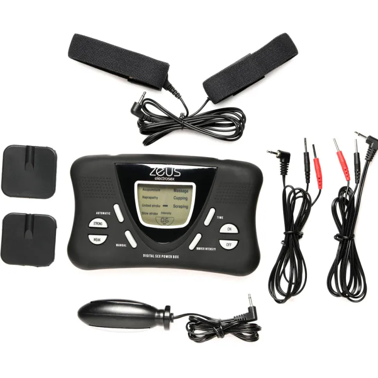 Zeus Electrosex Sex Toy Kits & Collections | Electro Sex>Zeus Deluxe E-Stim Kit
