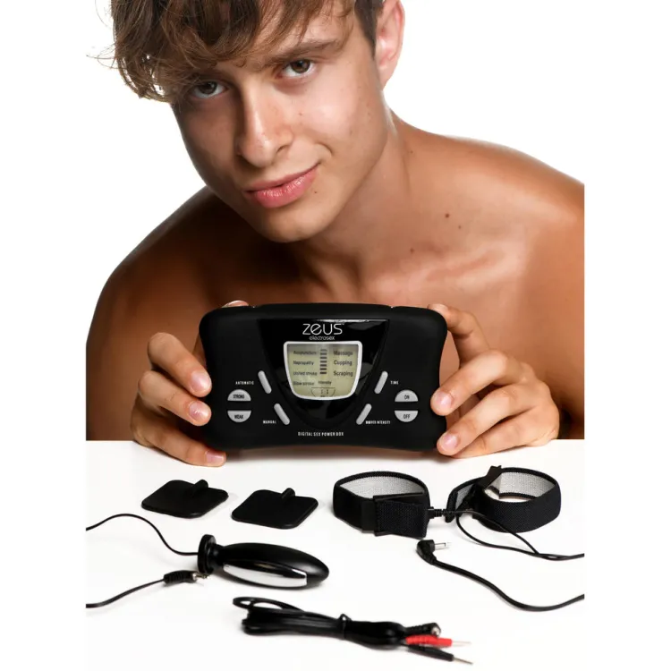 Zeus Electrosex Sex Toy Kits & Collections | Electro Sex>Zeus Deluxe E-Stim Kit